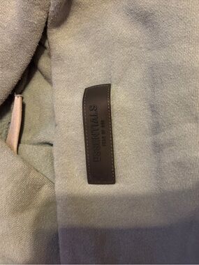 Fear of God ESSENTIALS pine green Crewneck Sweater